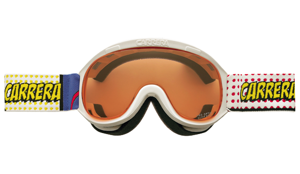 Gogle Carrera Pro-Optic white comic